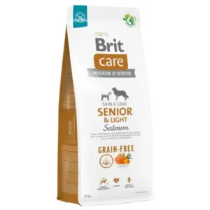 Karma dla psa BRIT CARE grain free senior light łosoś 12kg