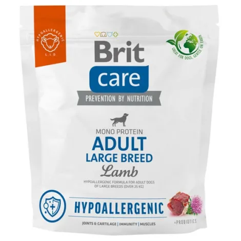 Karma dla psa BRIT CARE hypoallergenic adult large jagnięcina 1kg