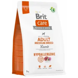 Karma dla psa BRIT CARE hypoallergenic adult medium jagnięcina 3kg