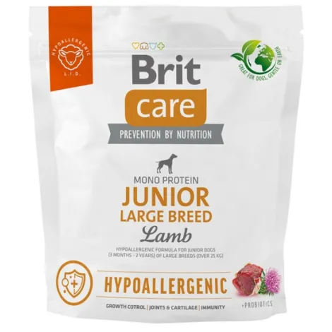 Karma dla psa BRIT CARE hypoallergenic junior large jagnięcina 1kg Karma dla psa BRIT CARE hypoallergenic junior large jagnięcina 1kg