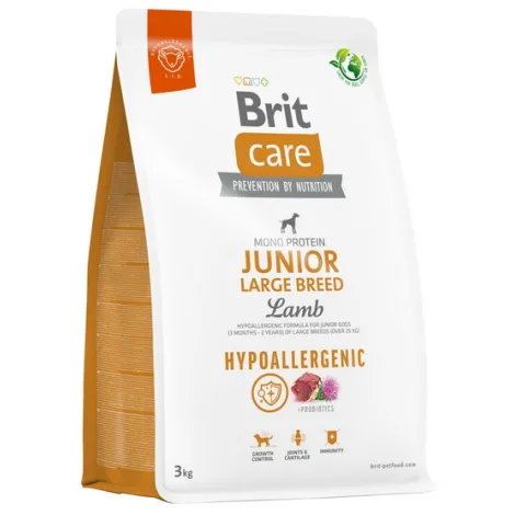 Karma dla psa BRIT CARE hypoallergenic junior large jagnięcina 3kg