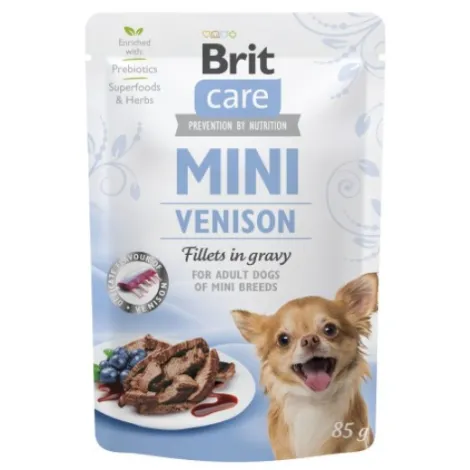 Karma dla psa BRIT CARE mini dziczyzna 85g