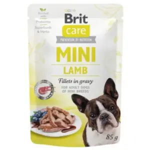 Karma dla psa BRIT CARE mini jagnięcina 85g
