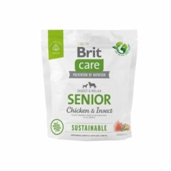 Karma dla psa BRIT CARE sustainable senior kurczak owady 1kg