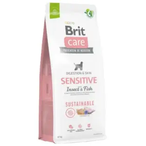 Karma dla psa BRIT CARE sustainable sensitive owady ryba 12kg