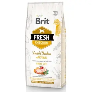 Karma dla psa BRIT FRESH adult kurczak ziemniak 2.5kg