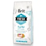 Karma dla psa BRIT FRESH adult large ryba dynia 12kg