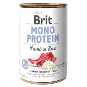 Karma dla psa BRIT mono protein jagnięcina ryż 400g