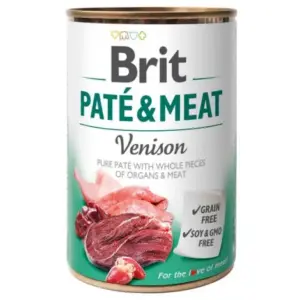 Karma dla psa BRIT pate meat dziczyzna 400g
