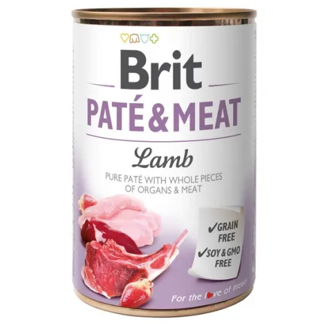 Karma dla psa BRIT pate meat jagnięcina 400g