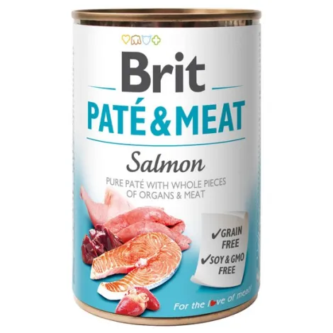 Karma dla psa BRIT pate meat łosoś 400g Karma dla psa BRIT pate meat łosoś 400g