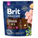 Karma dla psa BRIT premium by nature adult S 1kg