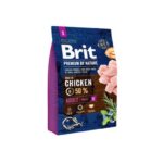 Karma dla psa BRIT premium by nature adult S 3kg