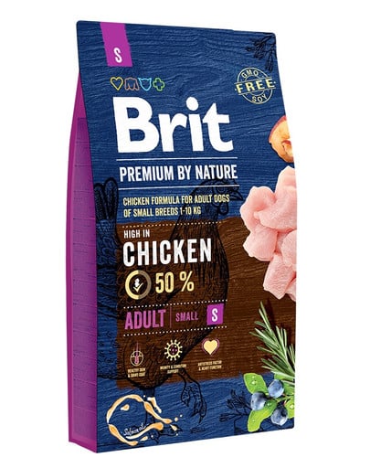 Karma dla psa BRIT premium by nature adult S 8kg Karma dla psa BRIT premium by nature adult S 8kg
