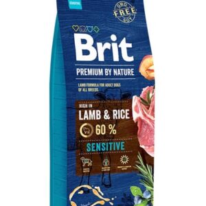 Karma dla psa BRIT premium by nature sensitive jagnięcina 15kg