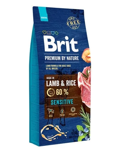 Karma dla psa BRIT premium by nature sensitive jagnięcina 15kg Karma dla psa BRIT premium by nature sensitive jagnięcina 15kg