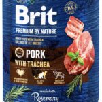 Karma dla psa BRIT premium by nature wieprzowina tchawica 800g