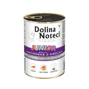 Karma dla psa DOLINA NOTECI junior wątróbka królika 400g