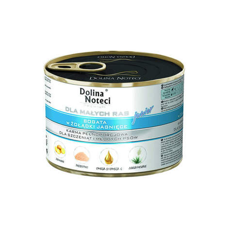 Karma dla psa DOLINA NOTECI junior żołądki jagnięce 185g Karma dla psa DOLINA NOTECI junior żołądki jagnięce 185g