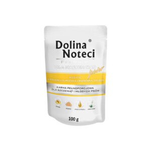 Karma dla psa DOLINA NOTECI junior żołądki kurczaka wątróbka cielęca 100g