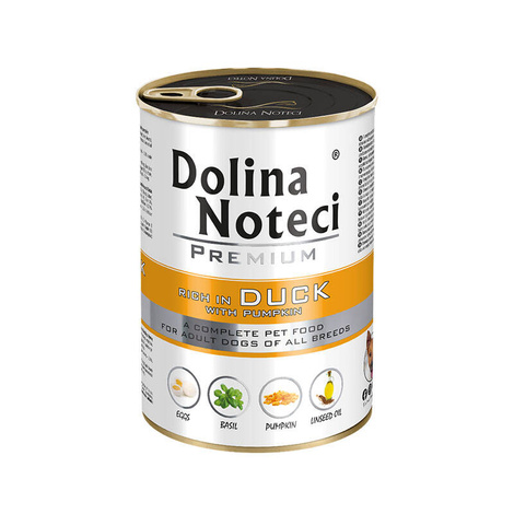 Karma dla psa DOLINA NOTECI kaczka dynia 400g Karma dla psa DOLINA NOTECI kaczka dynia 400g