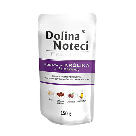 Karma dla psa DOLINA NOTECI królik żurawina 150g Karma dla psa DOLINA NOTECI królik żurawina 150g