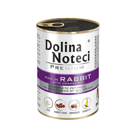 Karma dla psa DOLINA NOTECI królik żurawina 400g Karma dla psa DOLINA NOTECI królik żurawina 400g