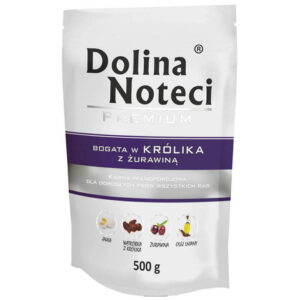 Karma dla psa DOLINA NOTECI królik żurawina 500g