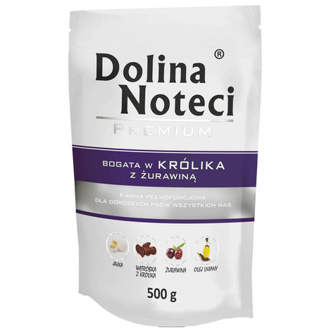 Karma dla psa DOLINA NOTECI królik żurawina 500g
