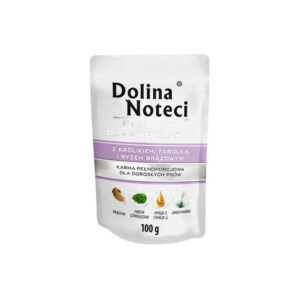 Karma dla psa DOLINA NOTECI mini królik fasola 100g