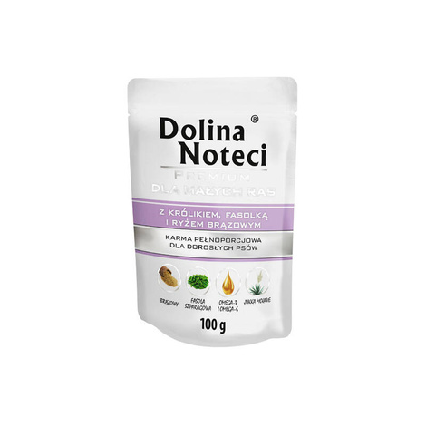 Karma dla psa DOLINA NOTECI mini królik fasola 100g Karma dla psa DOLINA NOTECI mini królik fasola 100g