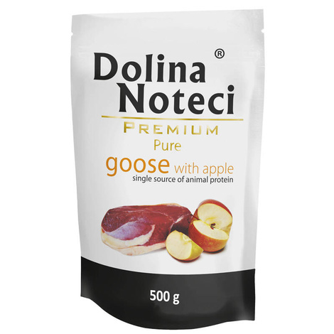 Karma dla psa DOLINA NOTECI pure gęś jabłko 500g Karma dla psa DOLINA NOTECI pure gęś jabłko 500g