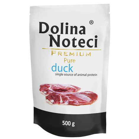 Karma dla psa DOLINA NOTECI pure kaczka 500g Karma dla psa DOLINA NOTECI pure kaczka 500g
