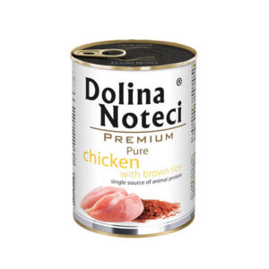 Karma dla psa DOLINA NOTECI pure kurczak ryż brązowy 400g