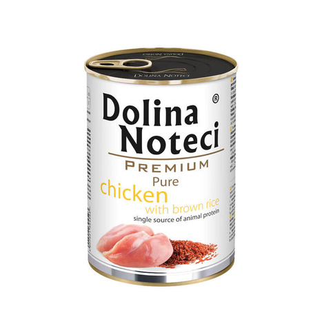 Karma dla psa DOLINA NOTECI pure kurczak ryż brązowy 400g Karma dla psa DOLINA NOTECI pure kurczak ryż brązowy 400g