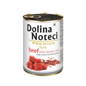 Karma dla psa DOLINA NOTECI pure wołowina ryż 400g
