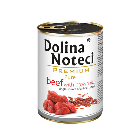 Karma dla psa DOLINA NOTECI pure wołowina ryż 400g Karma dla psa DOLINA NOTECI pure wołowina ryż 400g
