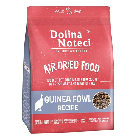 Karma dla psa DOLINA NOTECI superfood danie z perliczki 1kg Karma dla psa DOLINA NOTECI superfood danie z perliczki 1kg