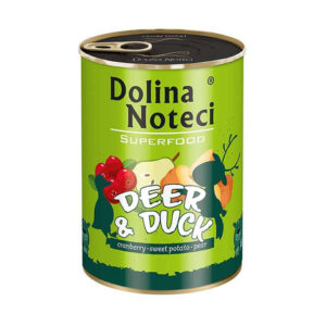 Karma dla psa DOLINA NOTECI superfood jeleń kaczka 400g