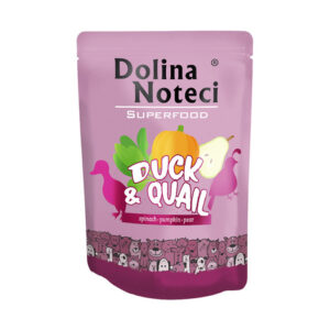 Karma dla psa DOLINA NOTECI superfood kaczka przepiórka 300g