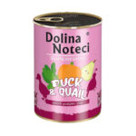 Karma dla psa DOLINA NOTECI superfood kaczka przepiórka 400g