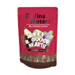 Karma dla psa DOLINA NOTECI superfood wołowina serca gęsi 300g