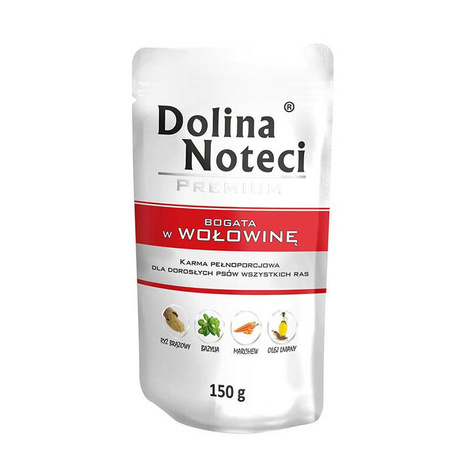 Karma dla psa DOLINA NOTECI wołowina 150g Karma dla psa DOLINA NOTECI wołowina 150g