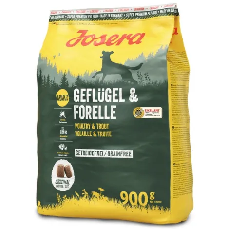 Karma dla psa JOSERA Geflugel Forelle 900g