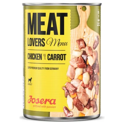 Karma dla psa JOSERA Meat lovers menu kurczak marchew 400g