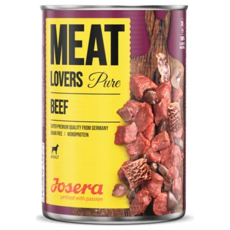 Karma dla psa JOSERA Meat lovers pure wołowina 400g