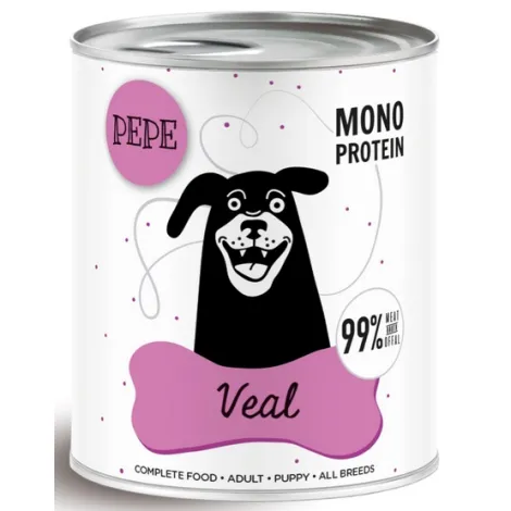 Karma dla psa PEPE cielęcina 800g