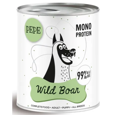 Karma dla psa PEPE dzik 800g