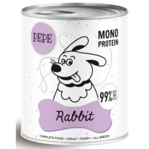 Karma dla psa PEPE królik 800g