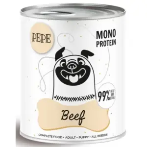 Karma dla psa PEPE wołowina 800g